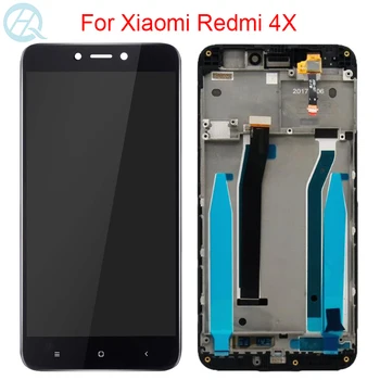 10 Touch Xiaomi Redmi 4X LCD Su Rėmo Ekranas Touch Screen Asamblėjos 5.0