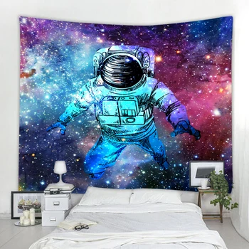 Žvaigždėtas Dangus Astronautas Gobelenas Visatos Svetimų Sienų Medžiaga Sienų Apdaila Audinio Užuolaidos Apdaila Sienų Medžiaga