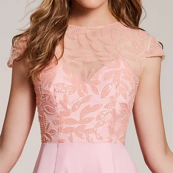 Dressv rožinės spalvos vakarinę suknelę pigūs samtelis kaklo linija duobute bžūp rankovėmis grindų ilgis vestuves oficialų suknelė vakaro suknelės