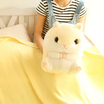 Mielas žiurkėnas pliušiniai žaislai dvigubos paskirties pagalvė, antklodė, sofos plauko oro kondicionavimo sistema, antklodė, anime aplinkinių gimtadienio dovana