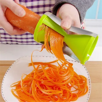 HOMETREE Naujausias Daržovių Spiralizer Tarka Daržovių įrankis Slicer Cutter Spiralizer už Morkų Agurkų Virtuvės Reikmenys H226