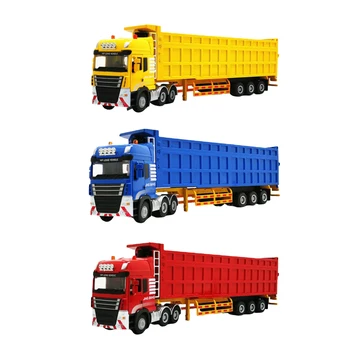 Lydinio Vežėjas puspriekabės Modelis 1:50 Žaislas Vaikams, Vaikų Gimtadienio Dovanos - Automobilių Transporto Vežėjas Žaislas Sunkvežimis