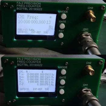 FA-2 1 hz-6GHz Dažnių Matuoklis Rinkinys Dažnio Matuoklis Statistinės Funkcijos 11 bitai/sek + Maitinimo Adapteris