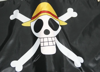 Vienas Gabalas straw hat piratai trimitas reklama pagal užsakymą rekvizitai COSPLAY animacija aplink didmeninė piratų vėliava, 3 X 2 metrų NN127