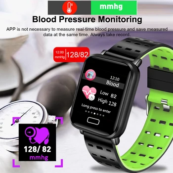 LIGE Naujas Vyrų ir Moterų Išmaniųjų Laikrodžių atsparumas Vandeniui sveikatos stebėti Širdies ritmą, kraujo spaudimą funkciją, sporto režimas smart watch+box