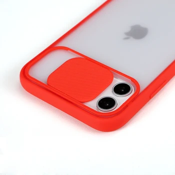 Skaidrių Kameros Objektyvą, Telefono dėklas Skirtas iPhone 12 11 Pro Max 12 Mini 11 Matinis Apsaugoti gaubtas, Skirtas 