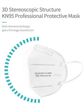 Kn95 Kaukė mascarillas kn95 certificadas ffp2 CE Veido kaukė 5 sluoksnių 95% filtro saugos daugkartinio naudojimo apsauginės kaukės greitas pristatymas