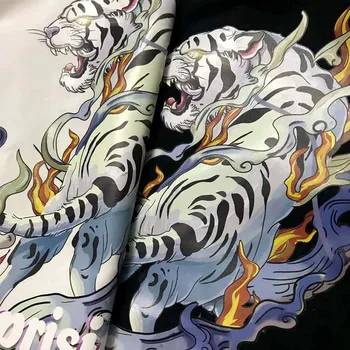Prekės 2020 Naujas Vilkas/tigras Marškinėliai Vyrams Anime Marškinėlius Kinijos 3d Print T-shirt Hip-Hop Tee Kietas Mens Drabužių Naujas Vasaros Didelis Dydis Viršų