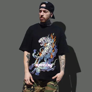 Prekės 2020 Naujas Vilkas/tigras Marškinėliai Vyrams Anime Marškinėlius Kinijos 3d Print T-shirt Hip-Hop Tee Kietas Mens Drabužių Naujas Vasaros Didelis Dydis Viršų