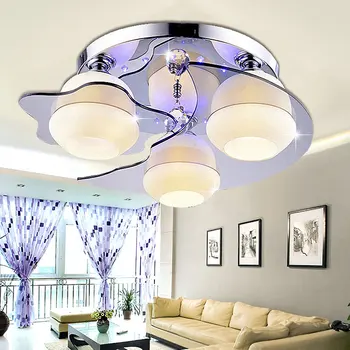 Naujos, Modernios Led Lubų šviesos, miegamojo koridorius, fojė, gyvenamasis kambarys Matinis Stiklas, 90-260V Modernios Led Lubų lempos Šviestuvai