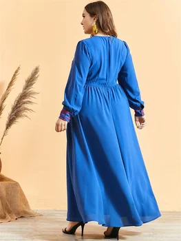 Siskakia Maxi Suknelė Moterims Rudenį 2020 ilgomis Rankovėmis Mosto Linija, Suknelės Mados Akių Nėrinių Gėlių Skydelis Turkija, arabų Drabužiai