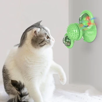 Naminių Kačių Žaislai, Sūkurinis Įspūdį Mokymo Patefonu Prekių Vėjo Malūnas Kamuolys Fuzzer Tipo Interaktyvus Ne Kačiukas Žaisti Katę Prekes