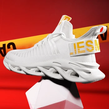 2020 nauji vyriški bėgimo bateliai didelio dydžio sneaker vasaros atsitiktinis balta storio apačioje pasukti batai patogus, kvėpuojantis tinklo projektavimas