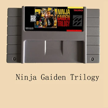 Ninja Vaikinas Trilogija 16 bitų Didelis, Pilkos spalvos Žaidimo Kortelės JAV NTSC Žaidimų Konsolės