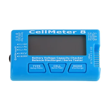 Rc Cellmeter 8 Skaitmeniniai Baterijos Talpa Tikrintuvas Balansas Išleidiklis Servo Testeris