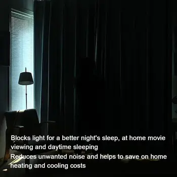 Modernus Kieto Aksomo Užuolaidos Miegamajame, Gyvenamasis Kambarys Custom Size Blackout Užuolaidos, Žaliuzės Baigė Užuolaidos Langą