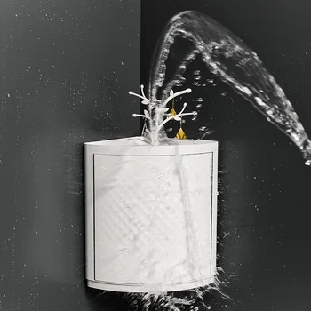 Kūrybos 360 ° Besisukantis Kampe Šampūnas Kvepalai Gali Talpinimo Vandeniui Plastikinis Sienos Kabo Virtuvėje, Vonios Aksesuarai