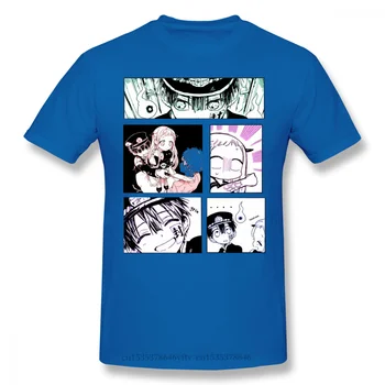 Vyrų Tualetas Privalo Hanako Kun Nene Kou Anime T-Shirts Juokinga Viršūnes Manga Scenos Grynos Medvilnės Tees Harajuku Marškinėlius
