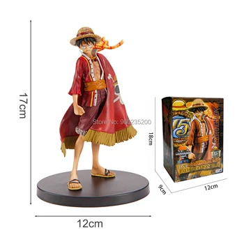17cm Anime One Piece Luffy Teatro Edition 15-mečio Atminimo Ver Veiksmų Skaičius, Kolekcines, Modelį, Žaislai, Kalėdų