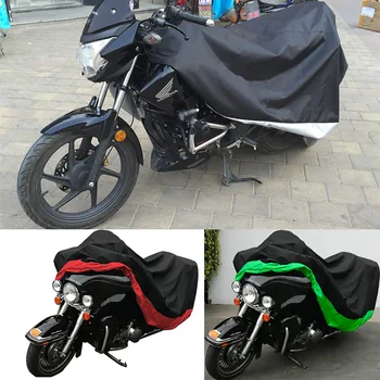 L/XL/XXL/XXXL 180T Motociklo Apima Lauko UV atsparus Vandeniui Lietaus, Dulkių Įrodymas Honda Kawasaki Yamaha Suzuki