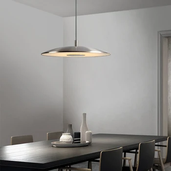 Šiaurės Europos Restoranas pakabukas šviesos diodų (LED) paprastas vienos galvos apskritojo stalo priedai veltiniams, vilna lempa valgomasis kambaryje apšvietimas LED lempos