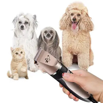 Pet Elektros Clipper Įkrovimo Mažai triukšmo USB Šukuosenų Rinkinį Elektros Kačių ir Šunų Plaukų Žoliapjovės naminių Gyvūnėlių Plaukų Clipper Mažesne Mašina