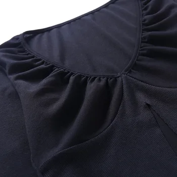 InstaHot seksualus plyšio moterų marškinėlius visą rankovės rudenį v kaklo elegantiškas atsitiktinis, kietas streetwear atsitiktinis tee viršūnes moterų 2020 m. marškinėliai