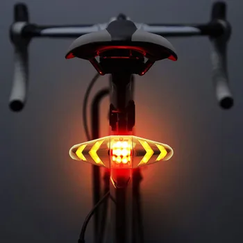 Nemokamas Pristatymas Dviratį Uodegos Šviesos, Posūkio Signalai Su Belaidžiai Dviračių užpakalinis žibintas Šviesos Luz trasera de bicicleta iluminada