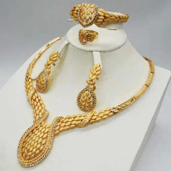 Papuošalų rinkiniai moterims afrikos karoliukai papuošalų rinkinys dubajaus aukso papuošalų rinkiniai aukso auskarai moterims vestuvių apyrankė