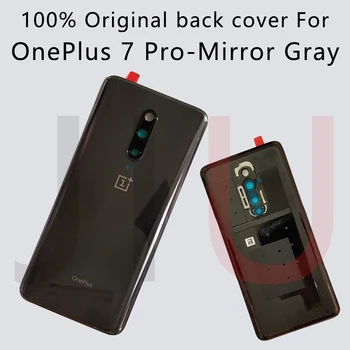 Už OnePlus 7 Pro, Originalus Baterijos Stiklo Atgal Padengti Uždėkite galinį atveju oneplus7/7T Naujas Galinis Korpusas Stiklo Atveju
