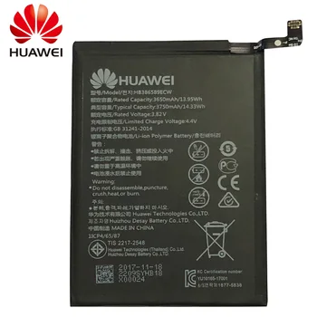 Hua Wei HB386589CW Originalaus Telefono Baterija Huawei P10 plus Li-ion baterija 3650mAh + Nemokamas Įrankiai