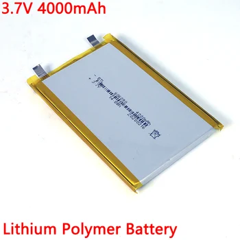 Polimero ličio baterija 606090 3.7 V 4000mAh Didelės talpos Planšetinį kompiuterį, Mobiliojo ryšio energijos tiekimo 