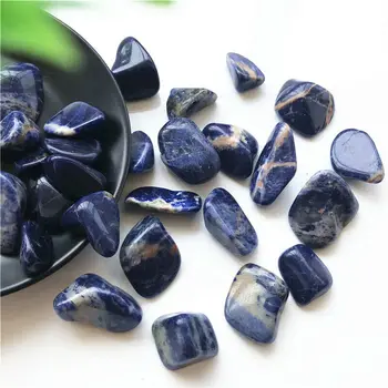 100g Natūralaus Sodalite Mėlyna venų Akmens Reiki Healing Kristalai Meditacija Apdaila, Natūralus Akmenys ir Mineralai