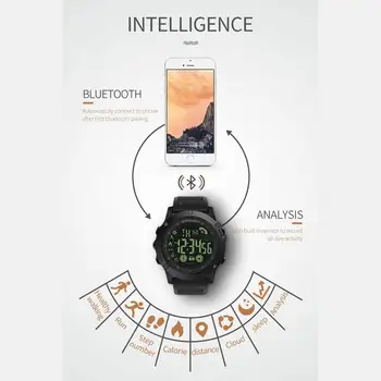 SPOVAN vyrų sporto smart žiūrėti skaitmeninę sporto žmogus, rankiniai laikrodžiai protingas relogio smartwatch montre homme 