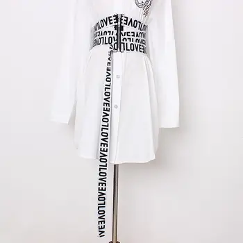 Moterų mados kilimo ir tūpimo tako laiškas spausdinti elastinga Cummerbunds moteriška Suknelė Korsetai Juostos Diržai apdailos platus diržas R2835