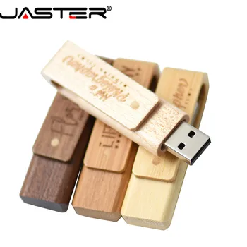 JASTER pasukti Mediniai pen ratai asmenybės dovana logotipas pritaikytas USB 2.0 flash drive, memory stick 4GB 8GB 16GB 32GB 64GB