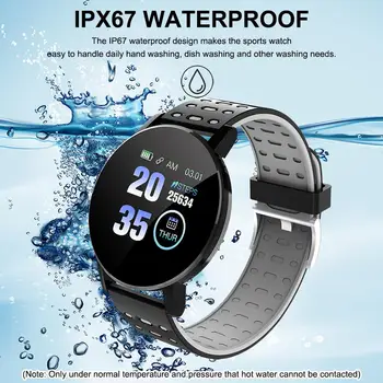 Sporto Smart Watch Širdies ritmo Smart Apyrankę su Aukštos raiškos Jutiklinį Ekraną IP67 atsparus Vandeniui Fitness Multi-sporto Žiūrėti