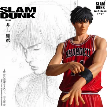 Anime Slam Dunk Shohoku Rukawa Kaede Nr. 11 PVC Veiksmų Skaičiai Krepšinio Hanamichi Sakuragi Kolekcionuojamų Lėlių Dovana 23cm