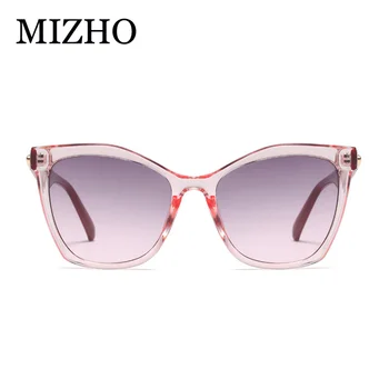 MIZHO Mados Aikštė Stiliaus Gradientas Star akiniai Moterų Retro Markės Dizaino Cat eye Akiniai, Rėmeliai Ponios Oculos De Sol