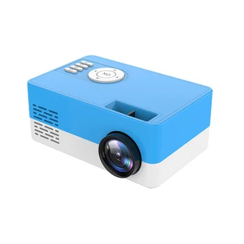 S261 mėlyną nuotolinio valdymo pulto LED projektorius, namų kino sistemos, lauko kino rėmimo 1080p filmus nešiojamojo kompiuterio, mobiliojo telefono kamera projekcija