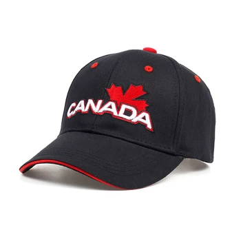 2019 Medvilnės Gorras Kanada Beisbolo Kepuraitę Vėliava, Kanada Skrybėlę Reguliuojamas Snapback Vyrai Beisbolo Kepurės Prekės Snapback Skrybėlę