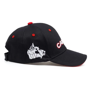 2019 Medvilnės Gorras Kanada Beisbolo Kepuraitę Vėliava, Kanada Skrybėlę Reguliuojamas Snapback Vyrai Beisbolo Kepurės Prekės Snapback Skrybėlę