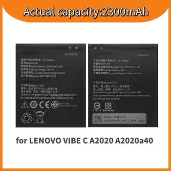 Supersedebat Mobiliojo Baterija Lenovo VIBE C A2020 A2020a40 Batterie BL242 išmaniųjų telefonų Bateria už Vibe C Baterijos Sekimo