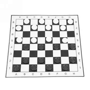 Nešiojamų Tarptautinės Šachmatų Šaškių Lyginimo Lenta Šachmatų Žaidimas White & Black Šaškių Nustatyti Šalies Šeimos Veikla