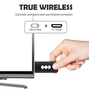 USB Wireless Handheld TV Vaizdo Žaidimų Konsolės Statyti 620/600 Klasikinis Žaidimas, 8 Bitų Mini Vaizdo Konsolės Paramos AV/HDMI Išėjimas