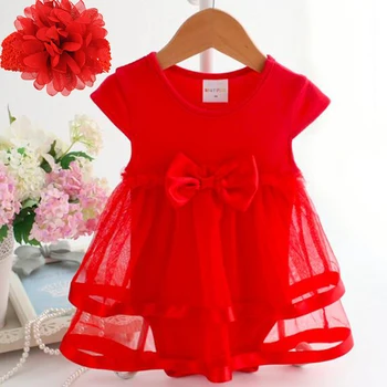 Kūdikis reborn drabužius saulėgrąžų Net siūlai raudona suknelė su šukuosena už silikono reborn baby doll 50-55cm