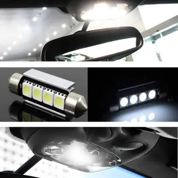13pcs/set White Automobilio Salono LED Lemputės Komplektą Už Golf 6 MK6 2010 - Priekiniai/Galiniai Priešrūkiniai Pakeitimo LED Automobilio Lempos Karšto