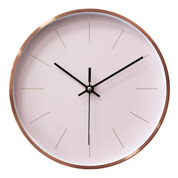 12 Cm 30 cm Metalinis Sieninis Laikrodis Šiuolaikinės Paprastas Apvalus Aliuminio Laikrodis Miegamojo Kambarį Silent Sieninis Laikrodis Žiūrėti
