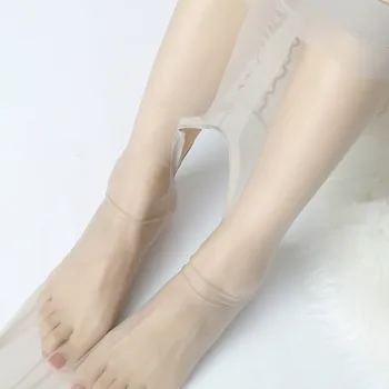 Šakumo kojinės, 0D ultra-plonas ir nematomas atvira tarpkojo pirštai yra visiškai permatomas, seksualus, juodos, mėsingos, mėsingos kelnės.