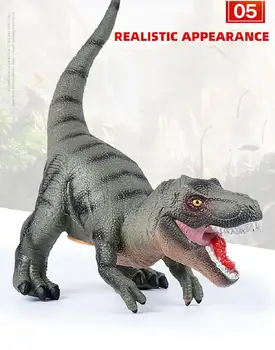 25-84cm Didelių Dinozaurų Ryklys Modelis Žaislas Vaikas Tyrannosaurus Rex Minkštos Lėlės, Gyvūnai, Velociraptor, Juros Pasaulių Vaikų Žaislas